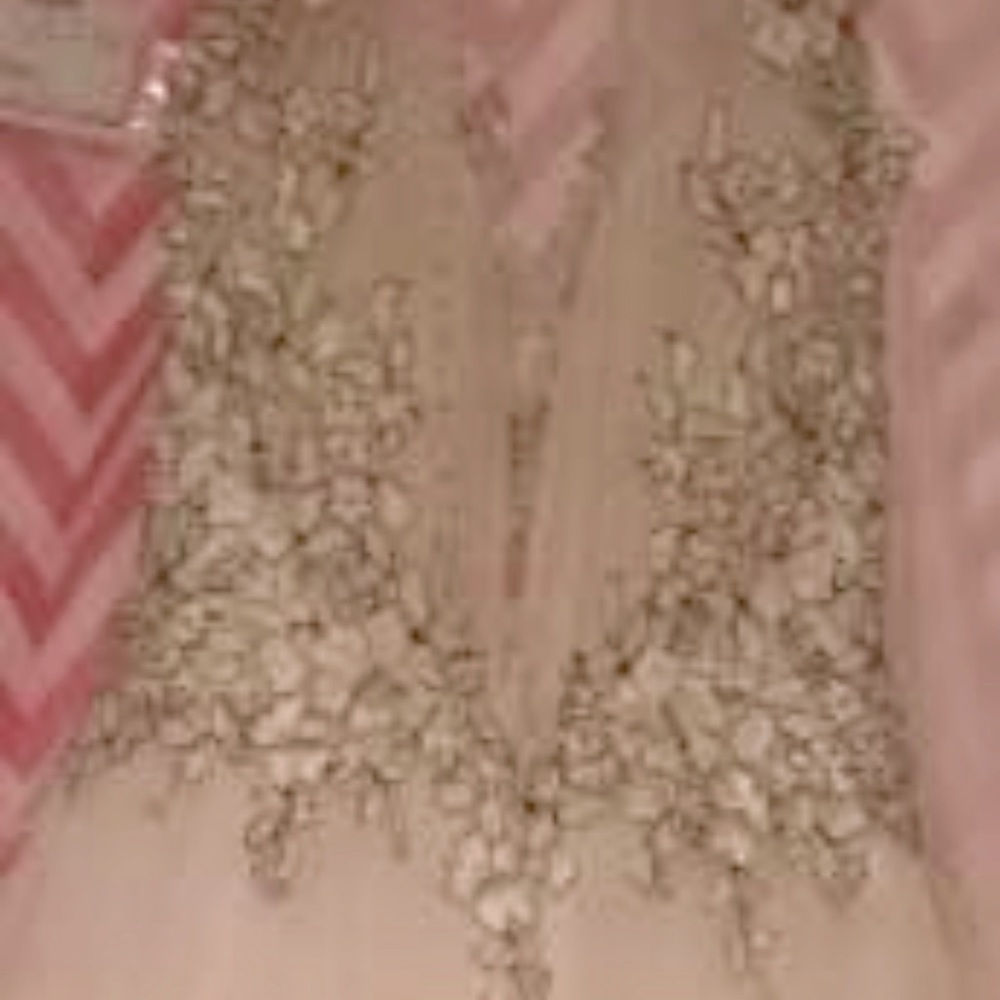 Gorgeous designer wedding dress.